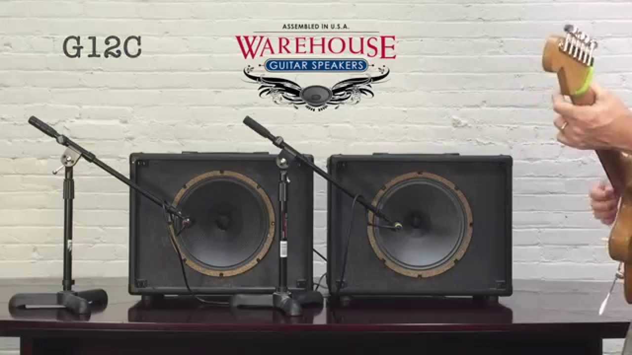 Warehouse Guitar Speakers G12C vs. G12Q