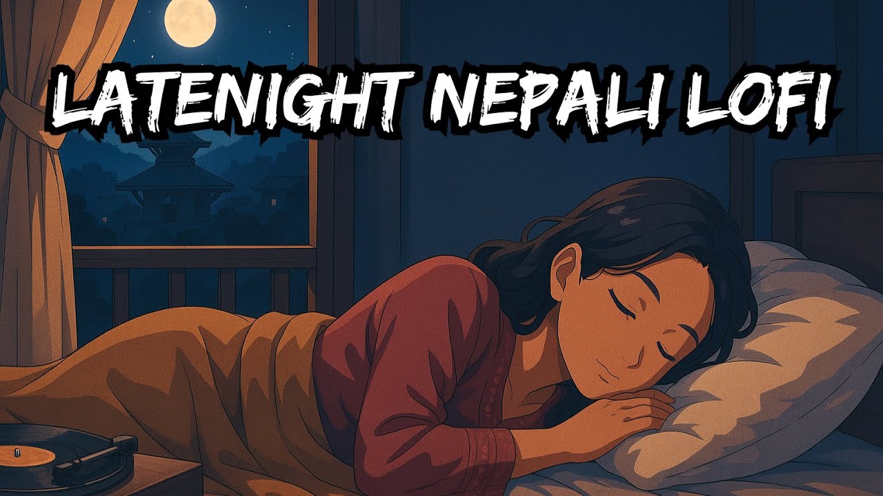 Nepali Sleep Lofi 🌙 | 1 Hour of Calm Night Music for Deep Sleep & Dreams | Kathmandu Dreamscape