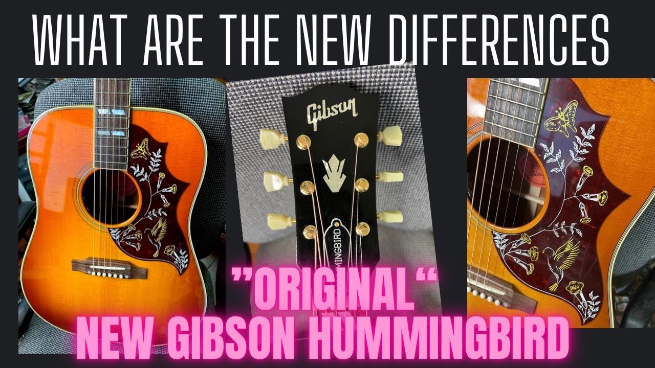 Обзор новой гитары Gibson Hummingbird ORIGINAL в Сингапуре
