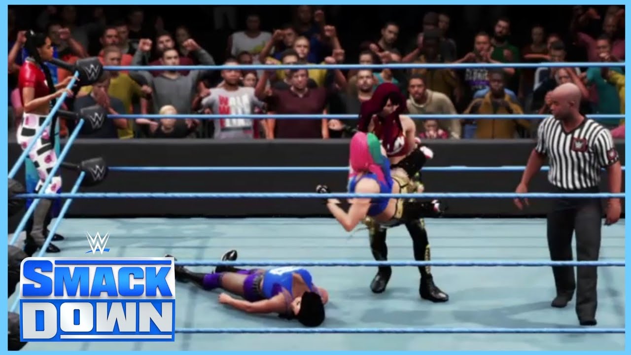 WWE 2K20|SMACKDOWN BIANCA BELAIR AND IO SHIRAI VS ASUKA AND BILLIE KAY