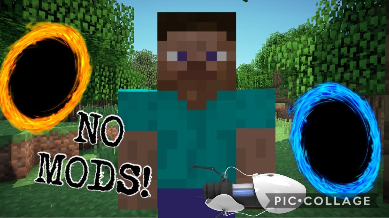 How to make a PORTAL GUN in Minecraft!