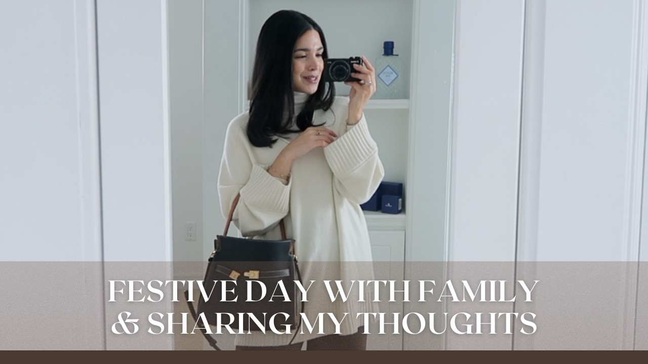 FESTIVE DAY WITH FAMILY & SHARING MY THOUGHTS | VLOG S6:E42 | Samantha Guerrero