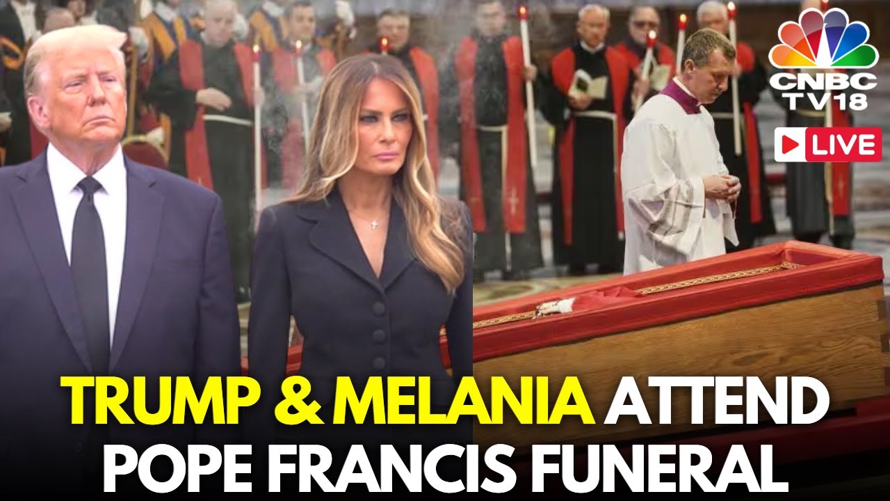 Pope Francis Funeral LIVE: Trump in Rome Join Dozens of World Leaders at Pope Francis Funeral | N18G