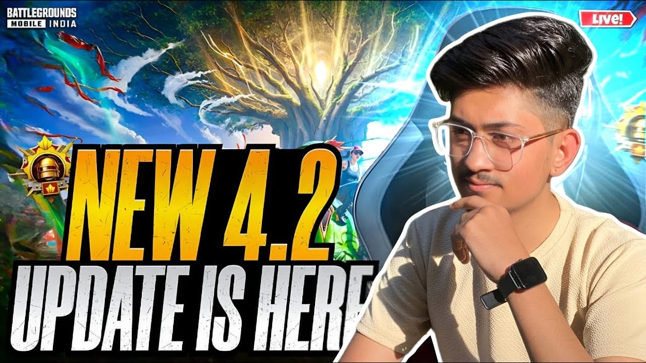 🥶BGMI 4.2 NEW UPDATE IS HERE!!!😎- BGMI LIVE🔴