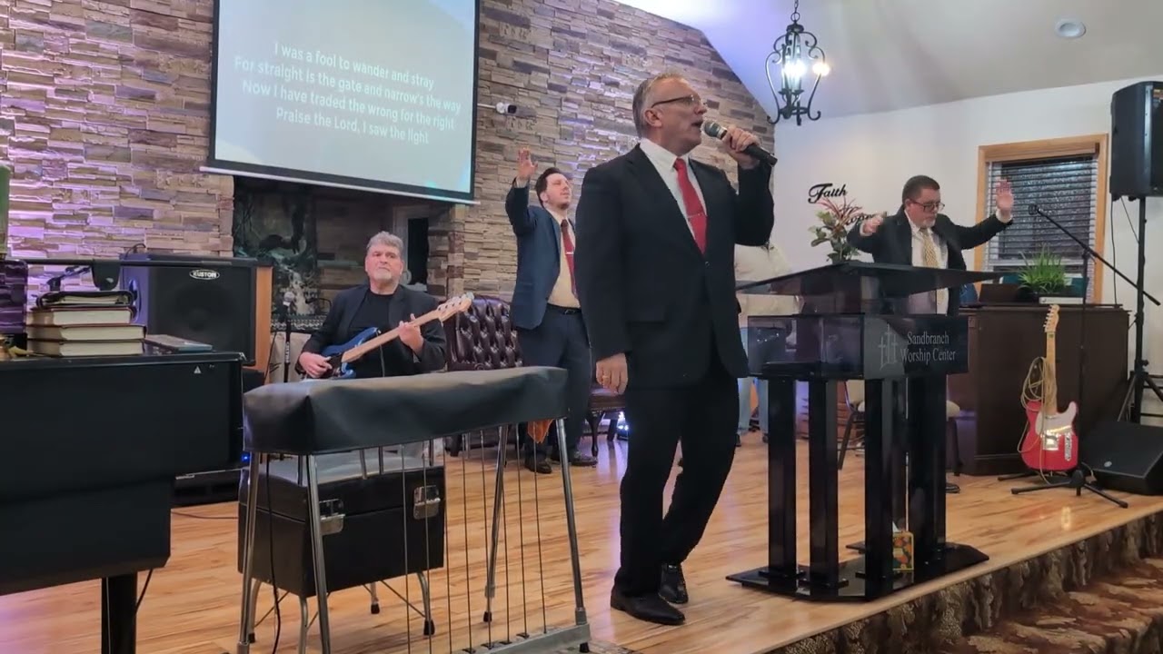 Sunday night service at Sand Branch worship center 1/4/26