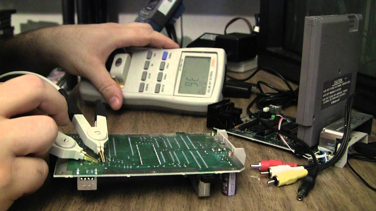 NES 101 Nintendo Top Loader - CPU PPU repair - no clock signal