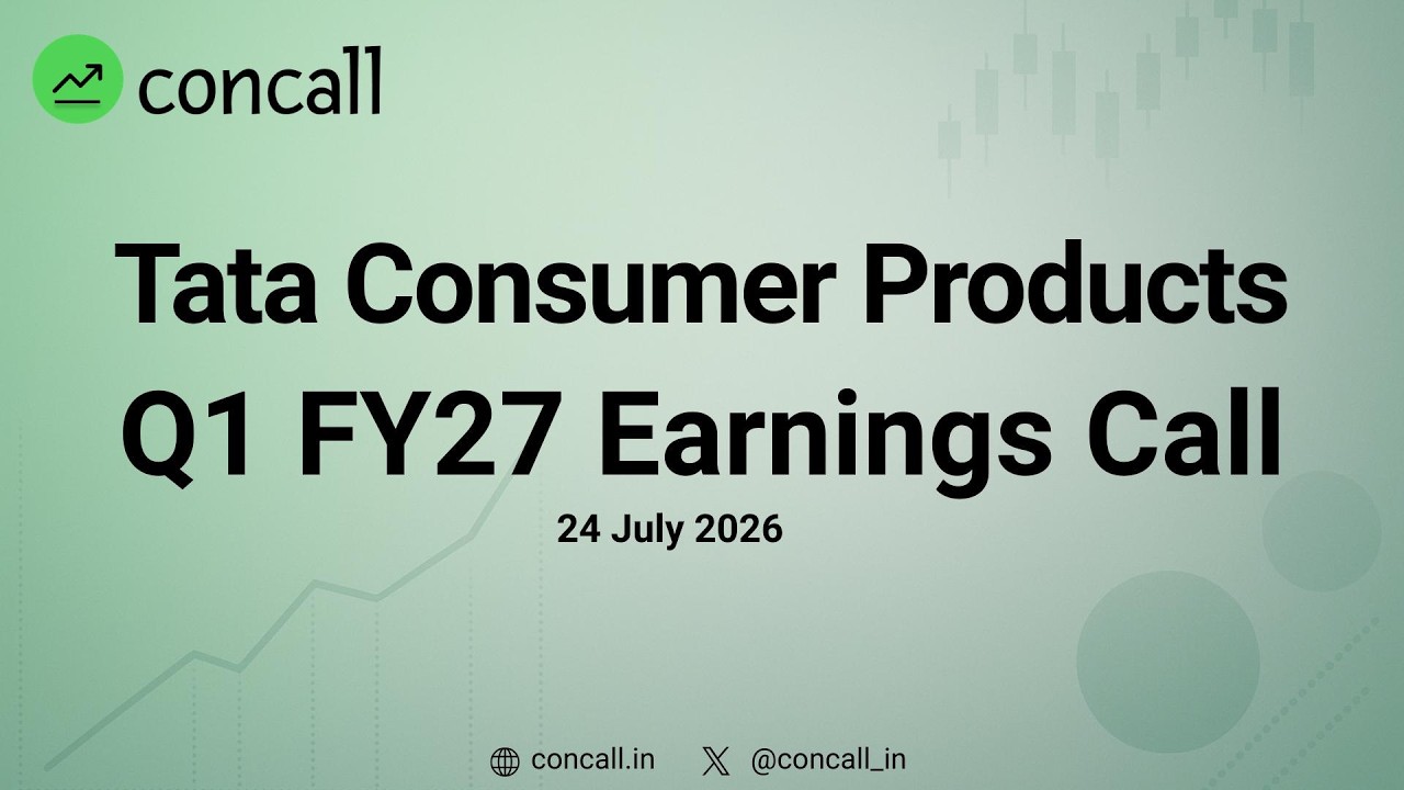 Tata Consumer Products Q1 FY27 Earnings Conference Call | Concall.in