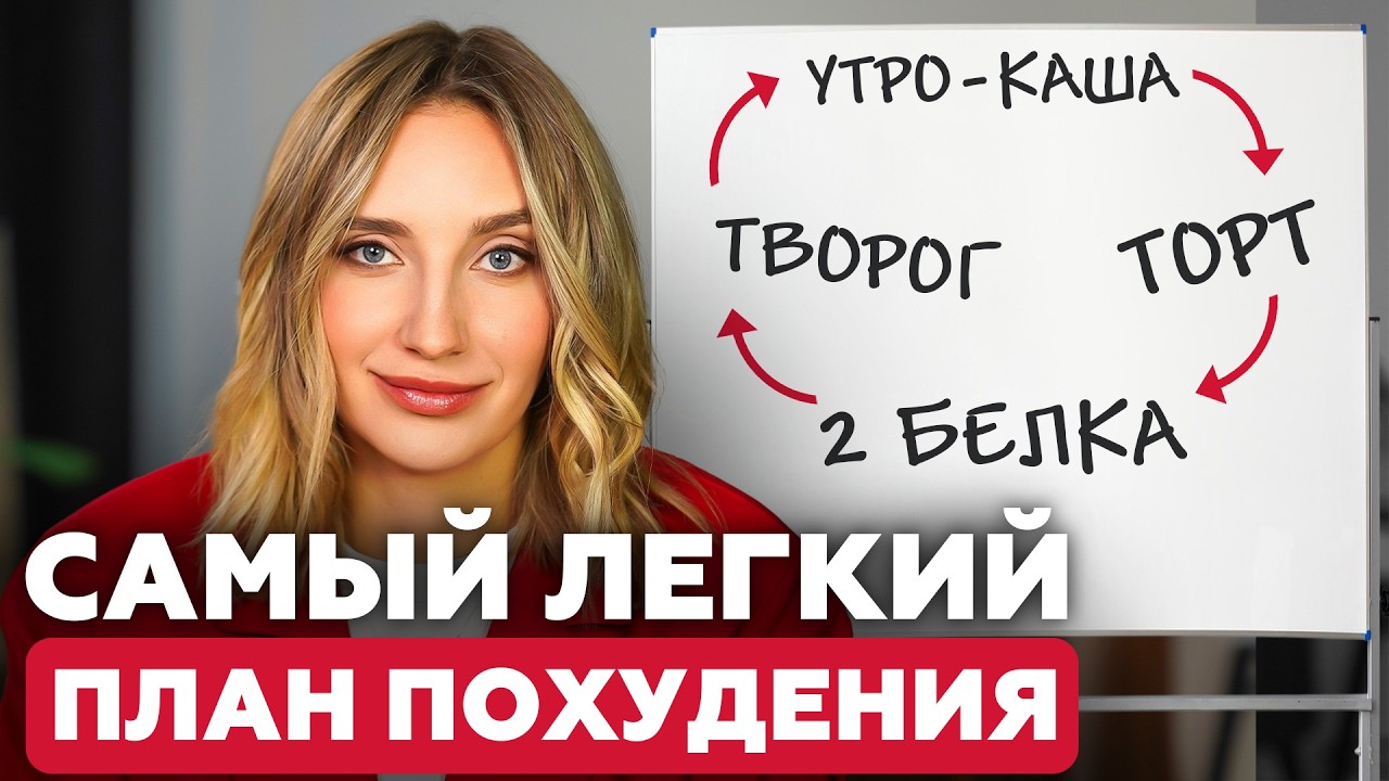 Как СКИНУТЬ 5-7 кг за месяц БЕЗ ЖЁСТКИХ ДИЕТ? Лёгкий план для каждого