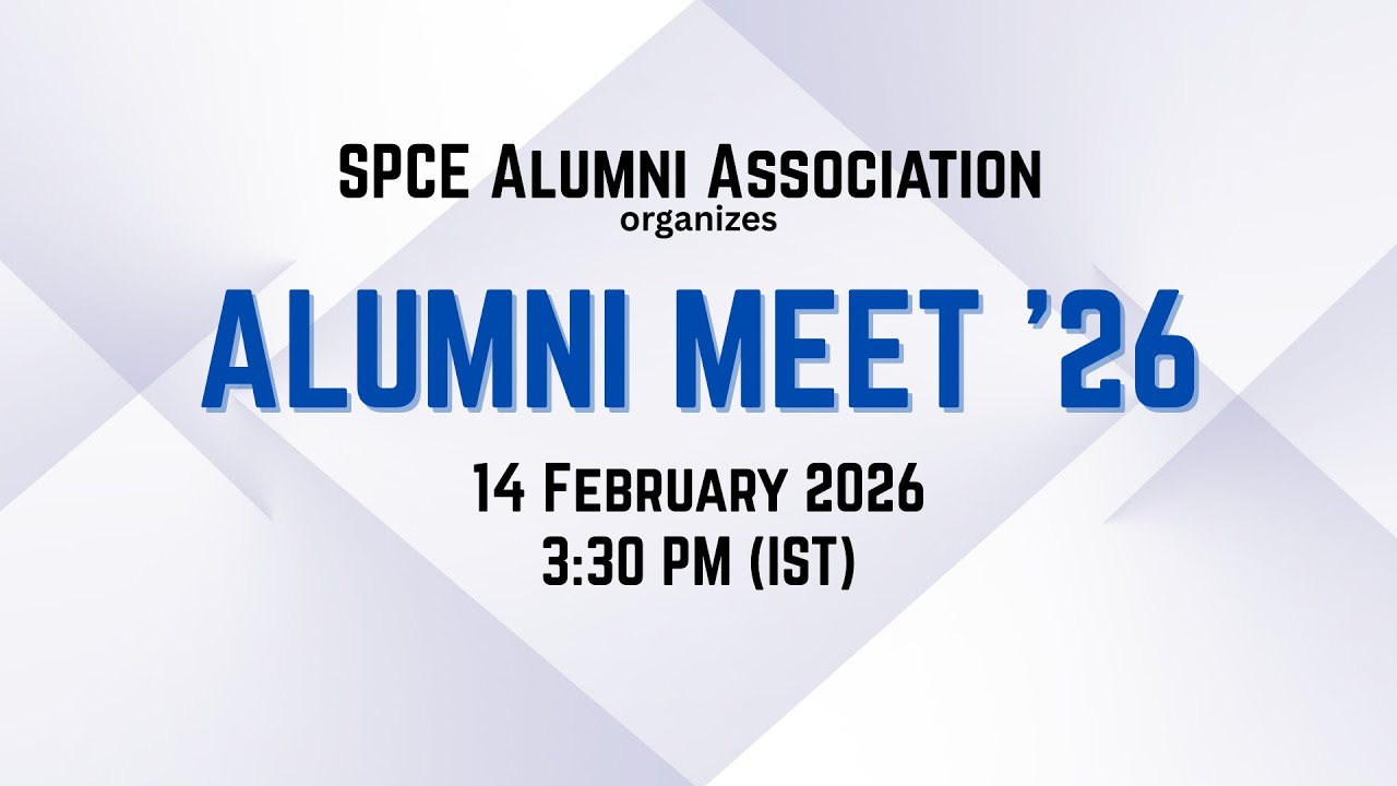 SPCE Alumni Meet 2026 | 14 February 2026 3.30pm