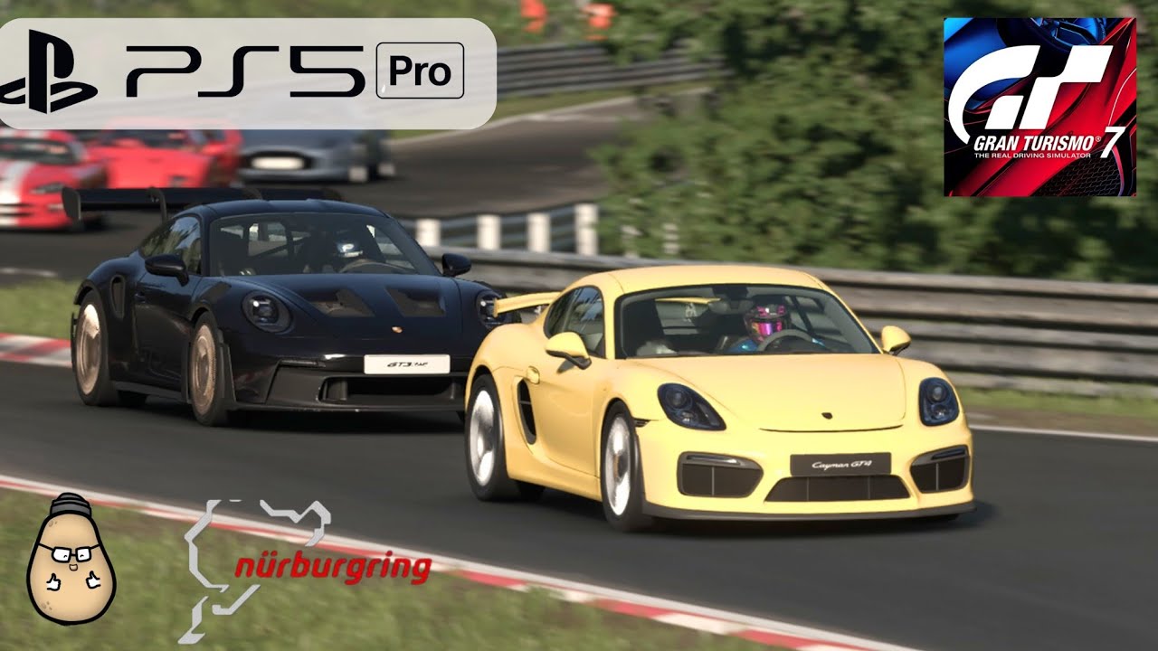 No HUD VR Gameplay | PS5pro PSVR2 Sophy AI Nurburgring Porsche Cayman road version