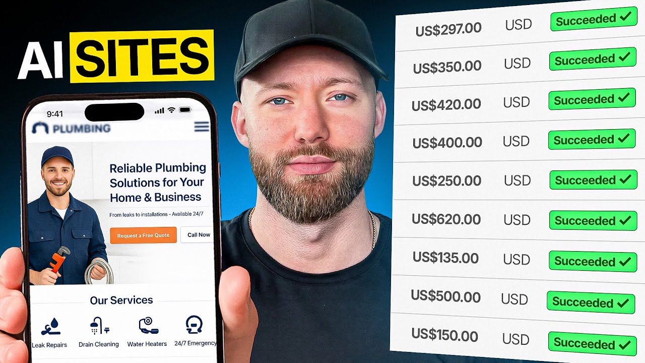 Как создавать и продавать веб-сайты с использованием ИИ местным предприятиям (полное руководство)