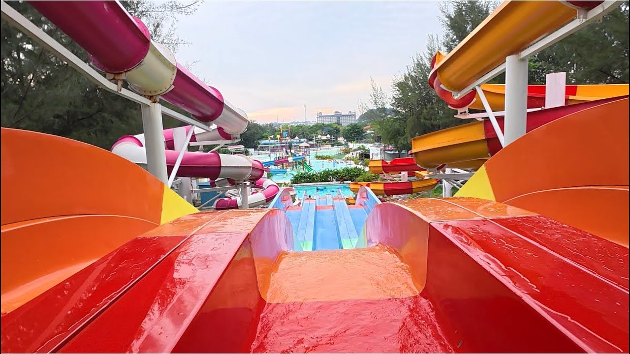 Oasis water park batam,kolam ombak pertama di batam 