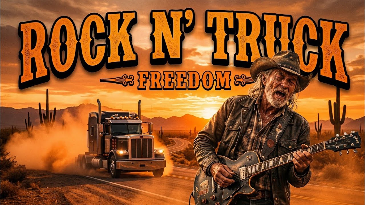 Rock N Truck Playlist -  Start Your Engine 🔥 Ultimate Desert Highway Country Rock Drive.