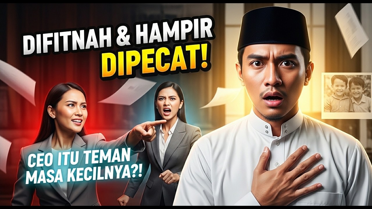 DIFITNAH & HAMPIR DIPECAT… Ternyata CEO Itu Teman Masa Kecilnya! | Cerita Inspiratif