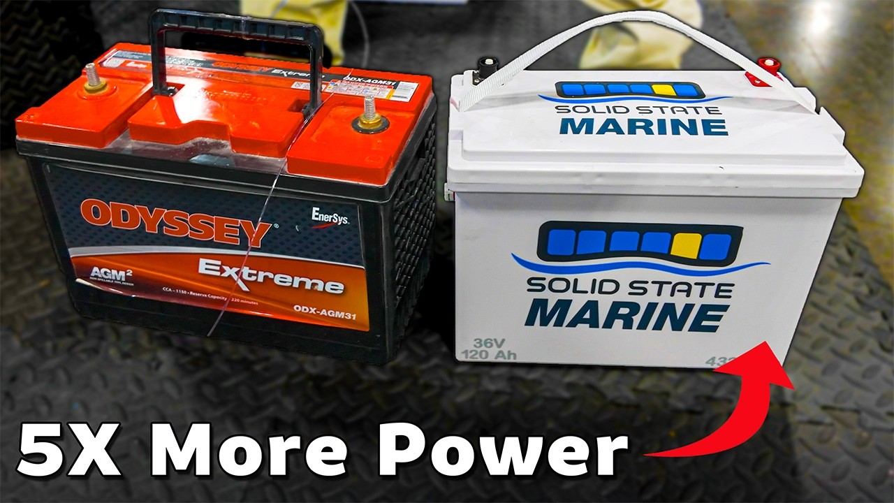 Why you can Lift this Marine Battery with a Fishing Rod