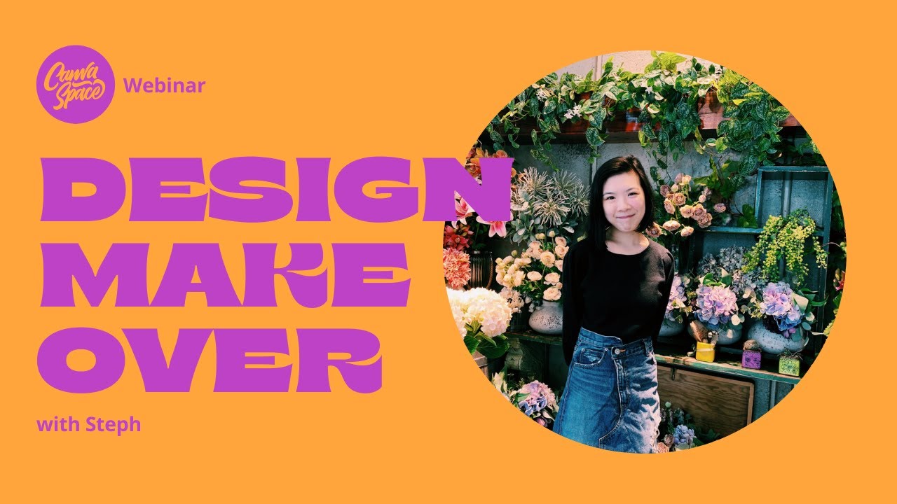 Create Logo, Flyer and T-shirt Designs with Canva | Design Makeover with Steph
