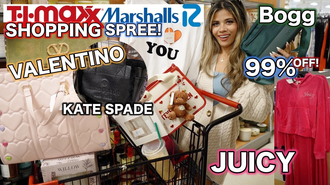 ROSS, TJMAXX, & MARSHALLS AFTER CHRISTMAS SALE SHOPPING SPREE! (pink tags & red tags)