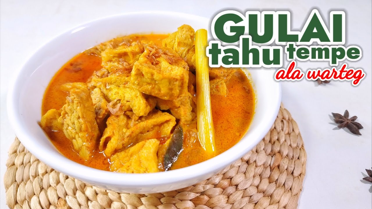 Cuma Masak Tahu Tempe Aja Bikin Lahap Makan  ||  RESEP GULAI TAHU TEMPE ALA WARTEG
