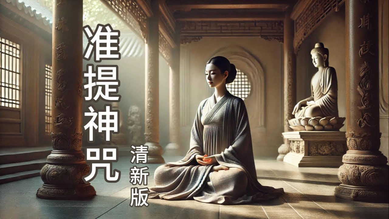 【准提神咒】清新悅耳梵音一小時| Relaxing Music for Positive Energy | Mantra of Junti | 大師姐獨家