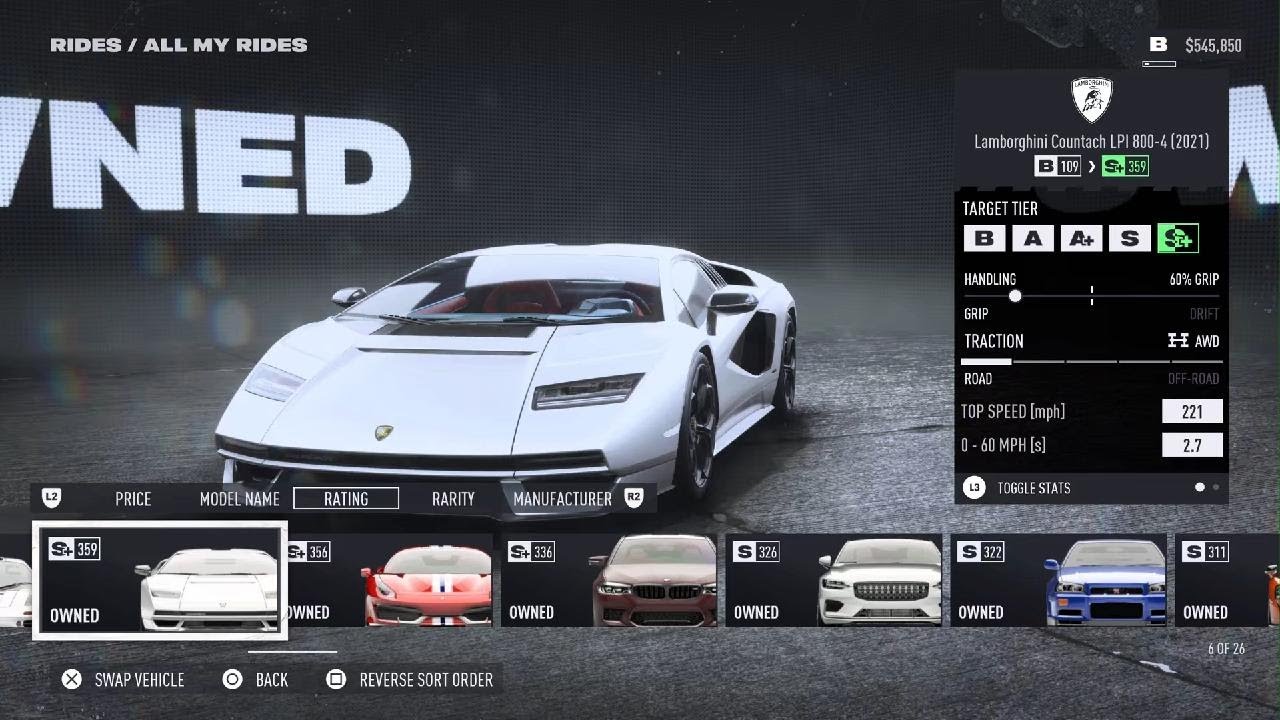 My Garage Tour - NFS Unbound