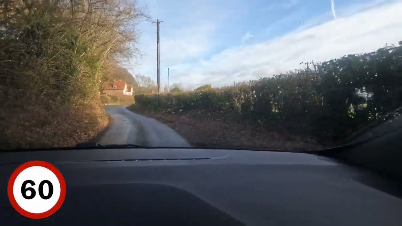 My First CAR CRASH (On Country Roads, In England)