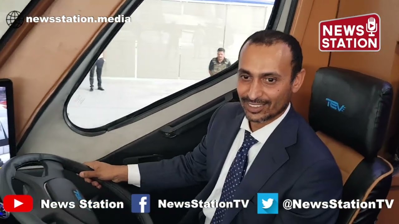 India's 1st EV truck ready in Gujarat, TEV MD Himanshu Patel test drives the vehicle | News Station