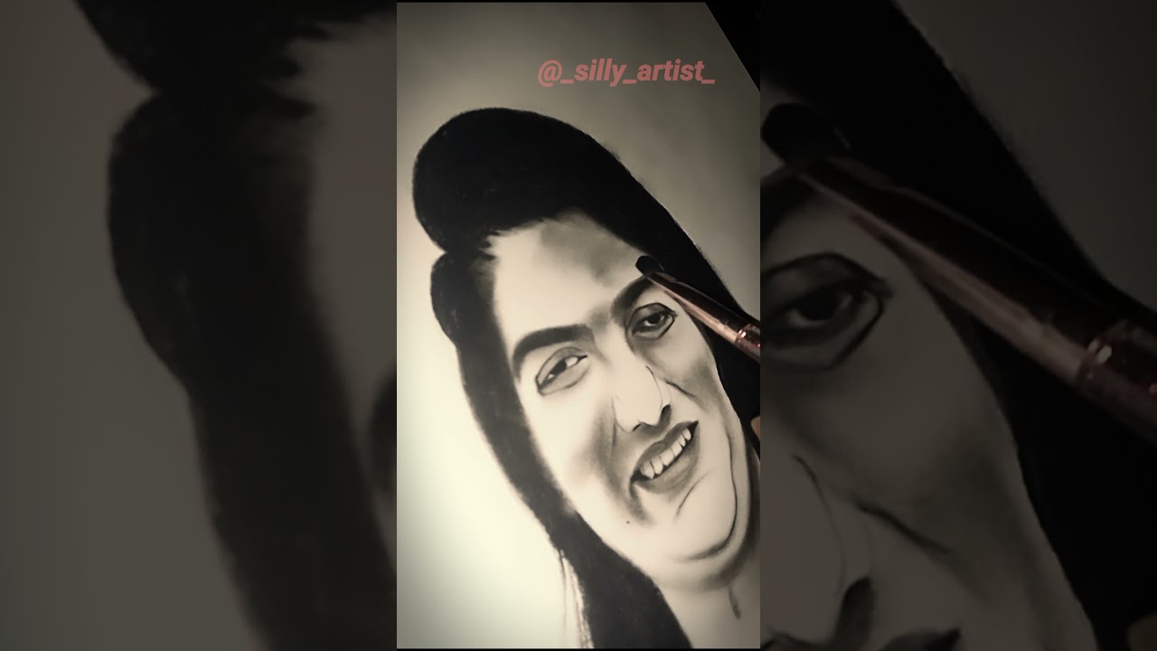 #kbc13 #himanibundela #winner #kbcwinner13 #portrait @_silly_artist_ #artist #shorts #artwork #fan