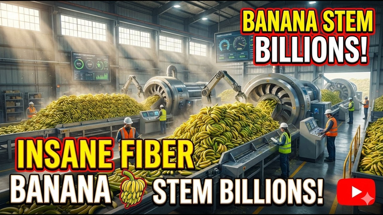 Banana Stem Processing Factory