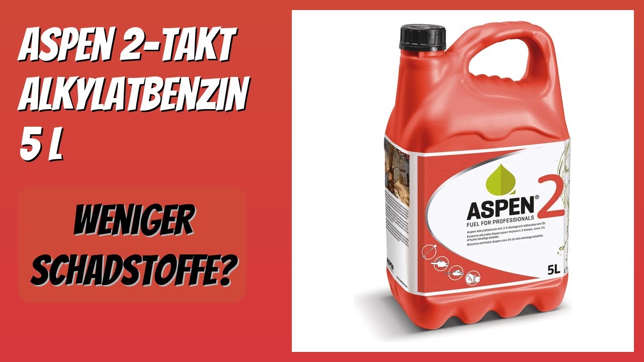 BEWERTUNG (2026): Aspen 2-Takt Alkylatbenzin 5 L. Infos
