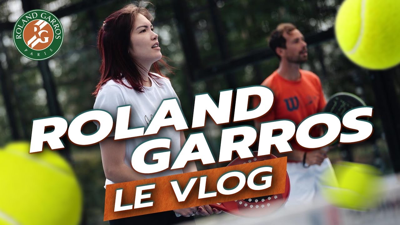 ON RENCONTRE DES STARS DU TENNIS A ROLAND GARROS (et y'a BIG ALI !) - VLOG #2