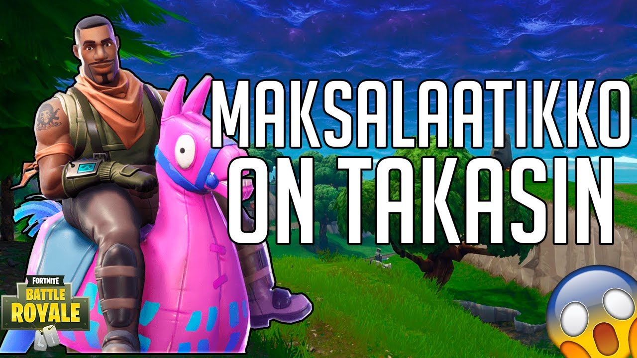 MAKSALAATIKKO RUSINOILLA ON TAKASIN! | Fortnite Suomi