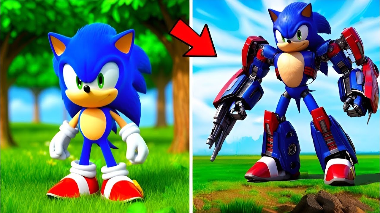 ¡Convertiste a Sonic en un Transformer con los Mods de GTA 5! GTA 5 Online Blak
