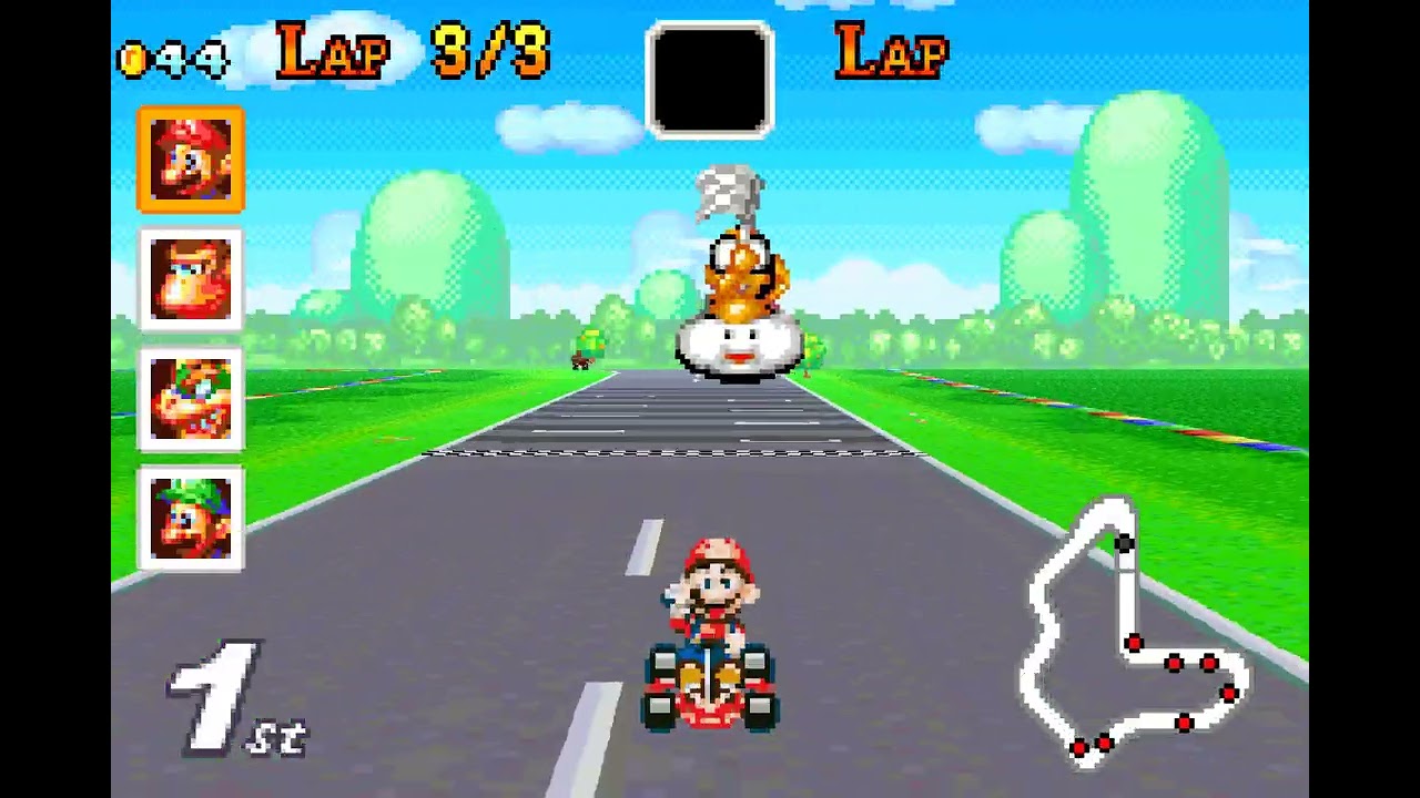 Mario Kart Super Circuit - 60FPS Test