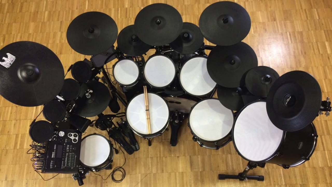 BlackBird custom electronic drum set