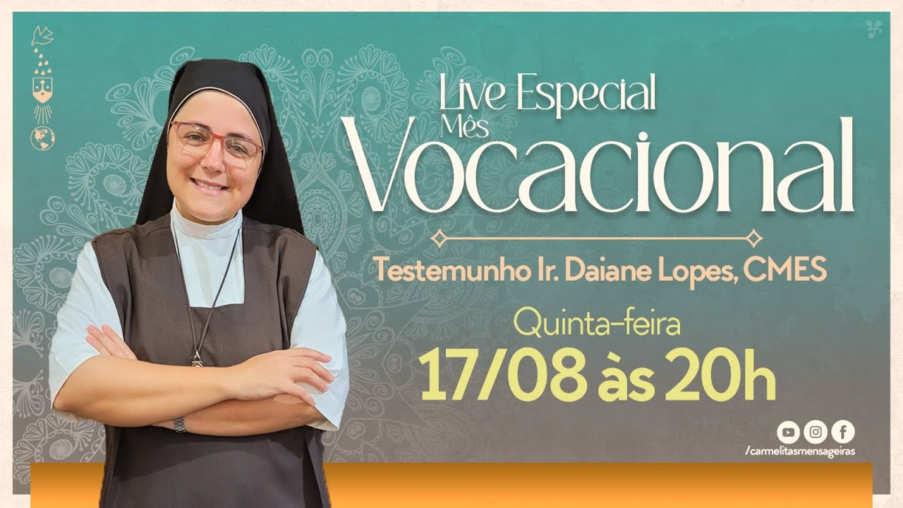 Testemunho vocacional- Ir. Daiane Lopes