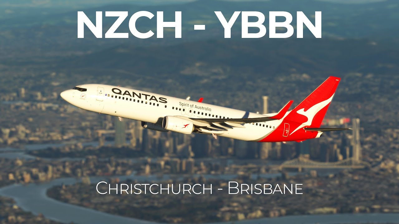 [Live] Christchurch - Brisbane Teljes repülés