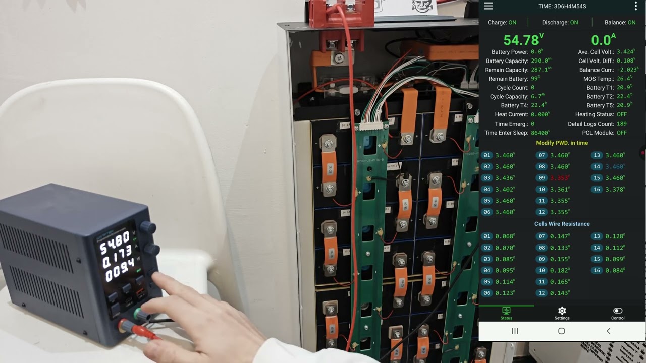 🔋 Franek lifepo4 DIY 15kwh efekty po 3 dniach balansowania – Co robimy dalej? to ty decydujesz ⚡💡