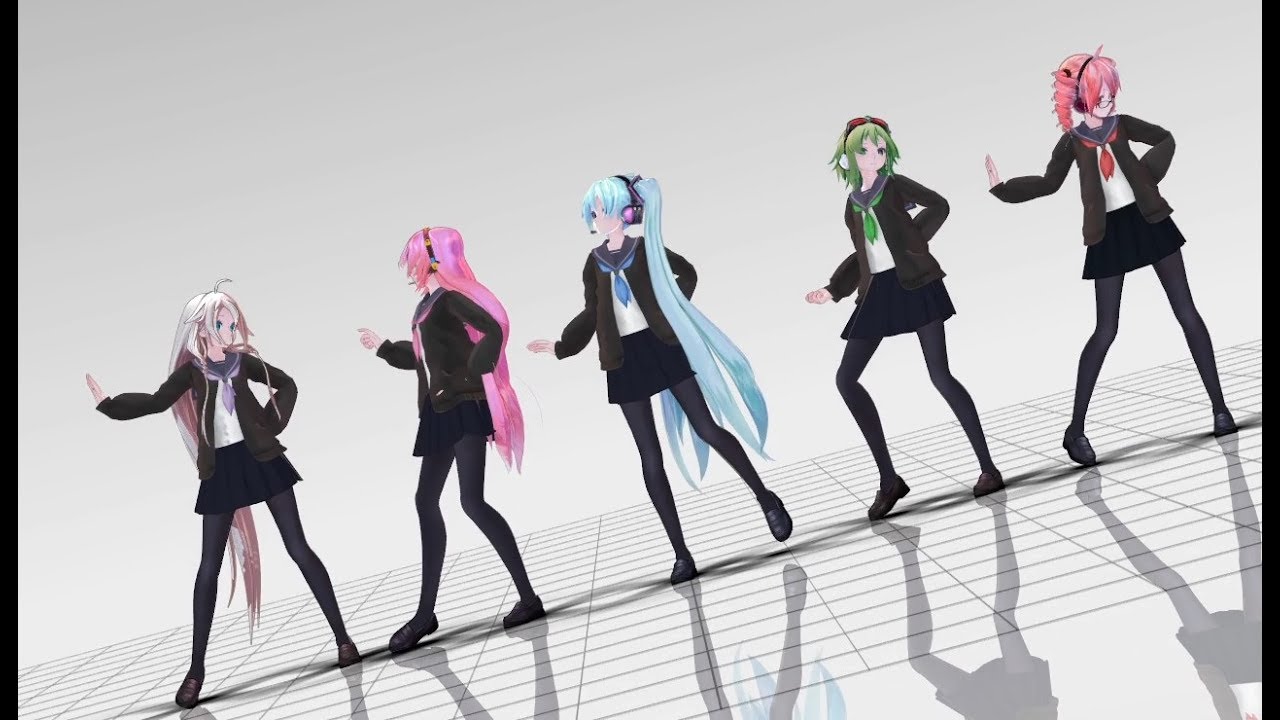 【MMD】Black Out【ルカミクグミIAテト】