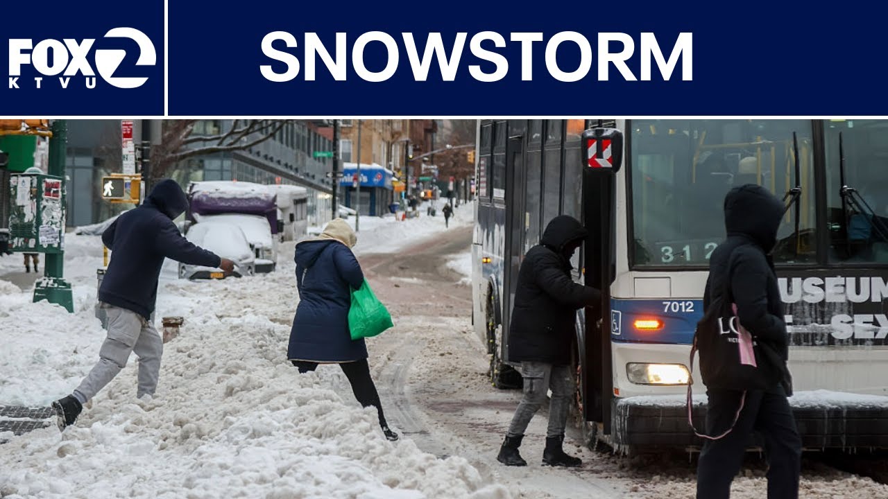 Here's what the East Coast snowstorm looks like