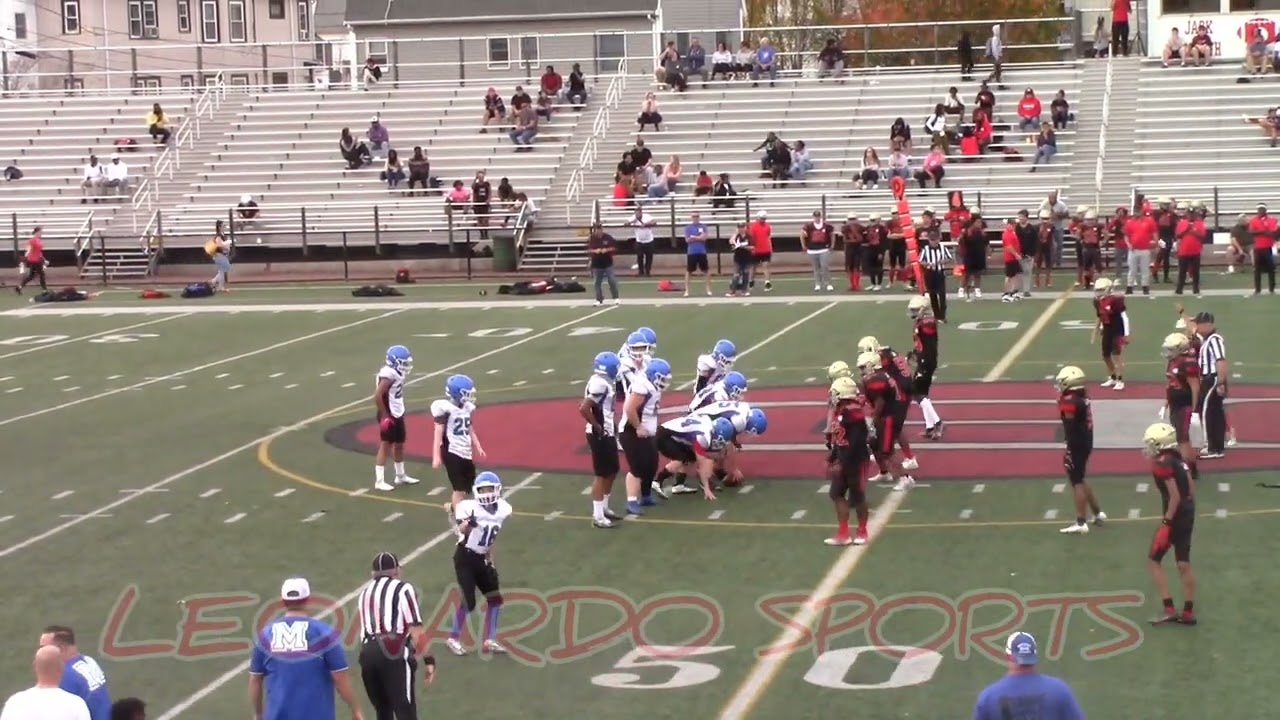 Pop Warner Football 14U Methuen Rangers vs Everett Crimson @leonardosportstsn4044
