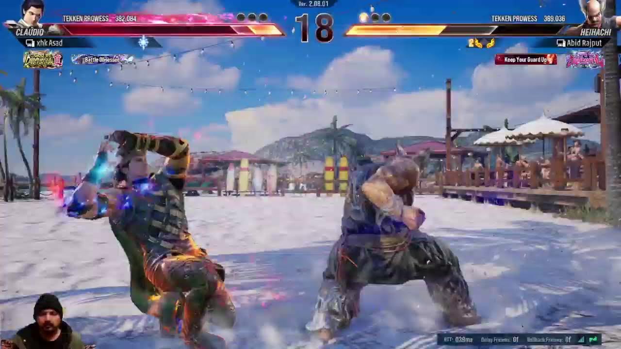 Online Tekken and practice sessions