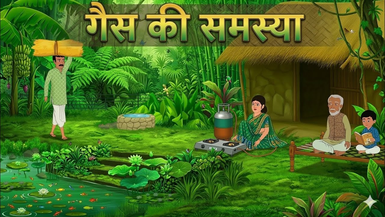 गैस की समस्या | गरीब लकड़हारे की किस्मत | Hindi moral story | Hindi kahaniyan | moral story