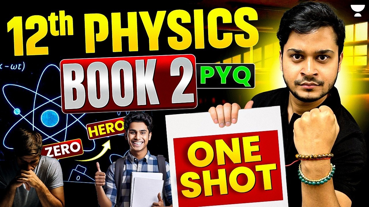 Class 12 Physics Book 2 PYQs | Most Repeated Board Questions 2026 🔥| Mission 70/70