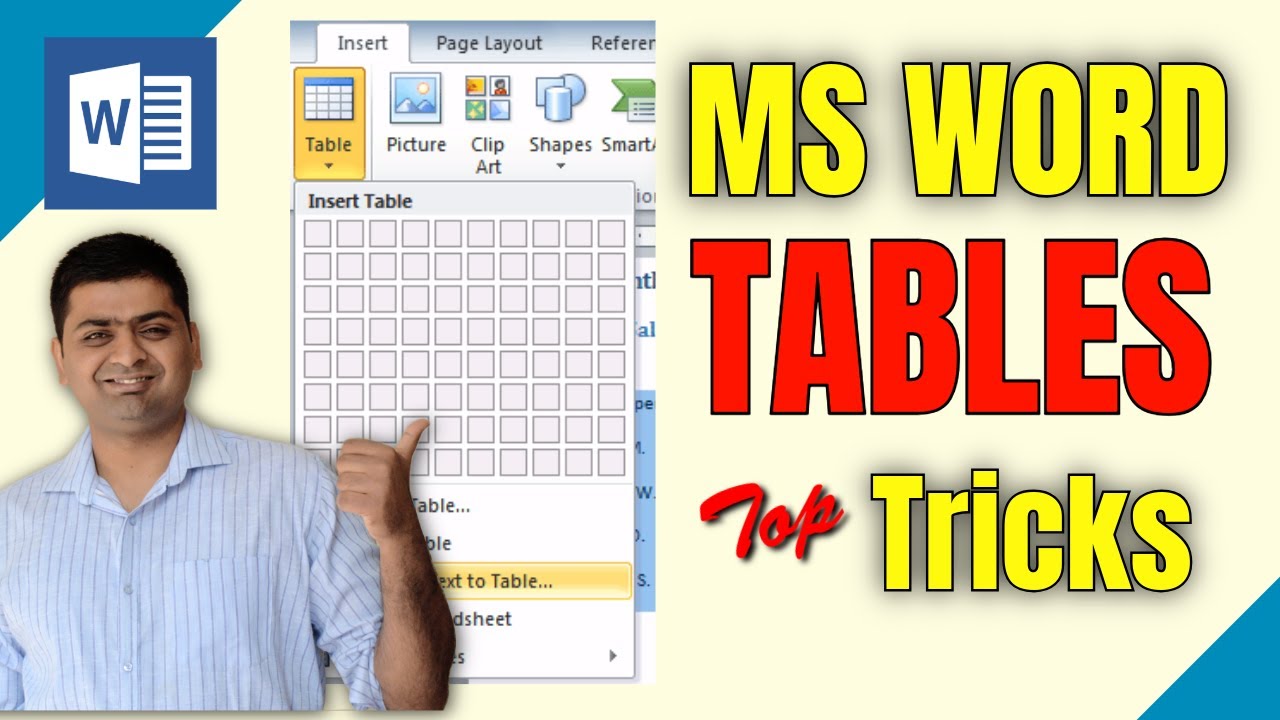 MS WORD TABLES TIP AND TRICKS 🔥 || MS WORD TABLES SHORTCUTS You Must Know !!