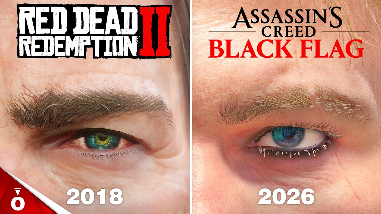 Obsessive Comparison: Red Dead Redemption 2 vs Assassin's Creed Black Flag Resynced