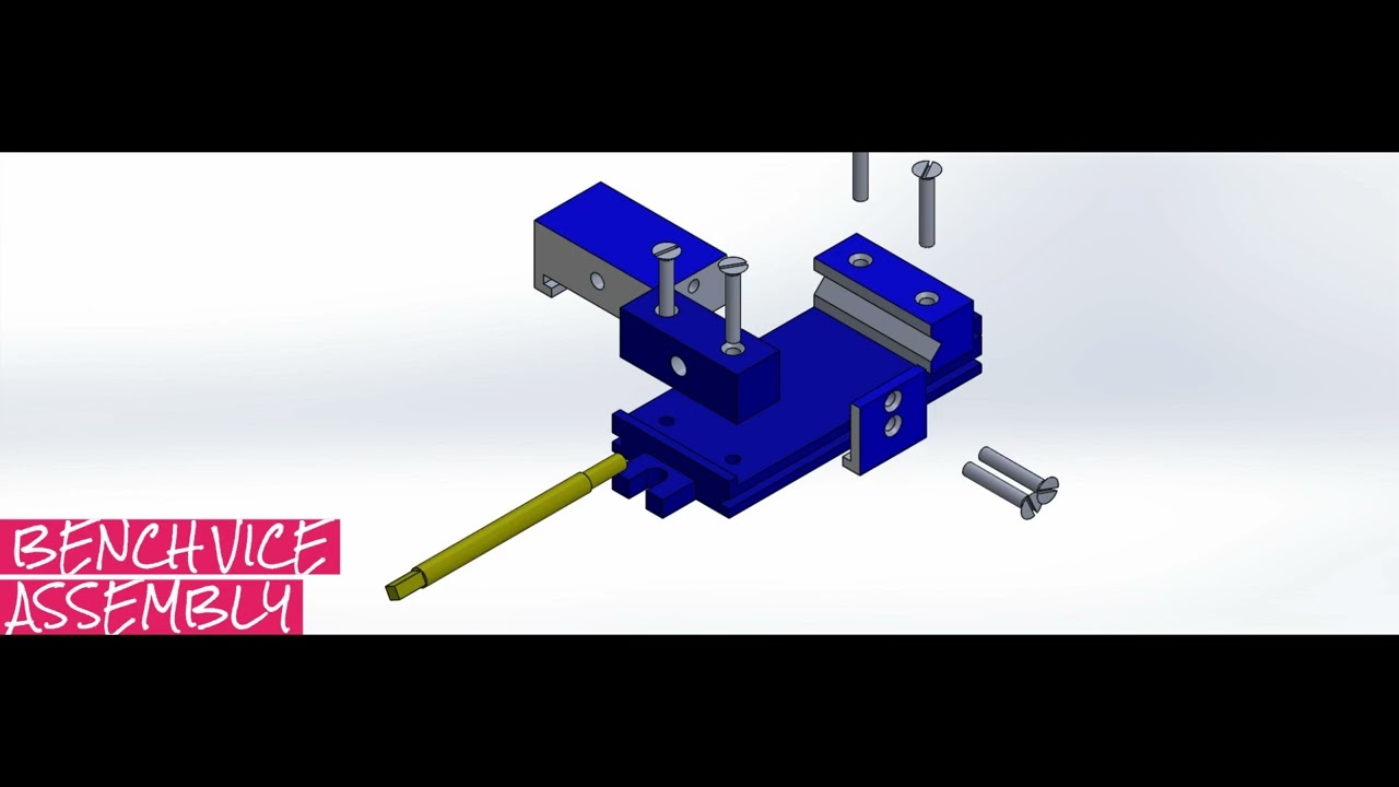 Bench vice assembly. 