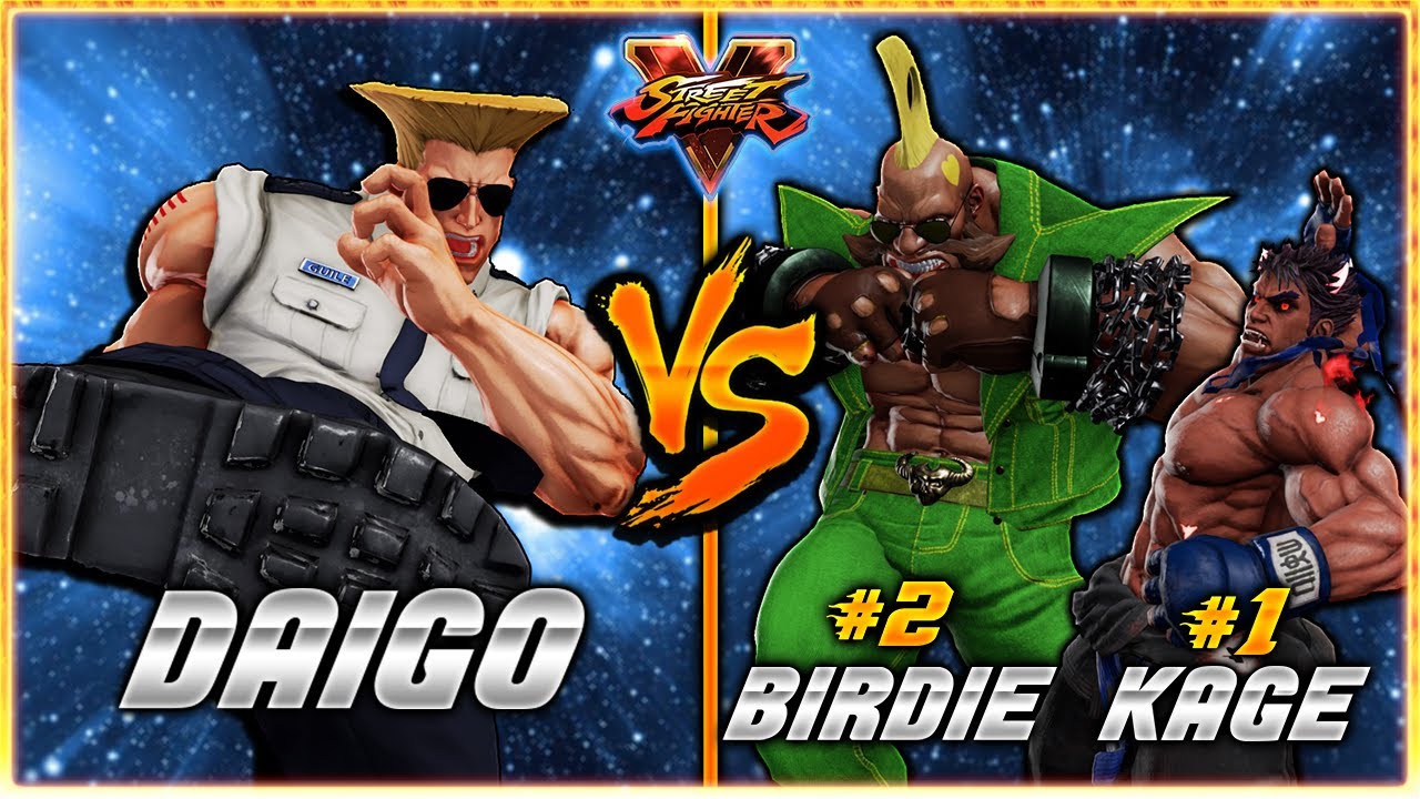SFV AE 🔥 DAIGO (Guile) vs Teru (#1 Online KAGE) & Kimchi (#2 Online BIRDIE) 🔥 SF5 TenSFV