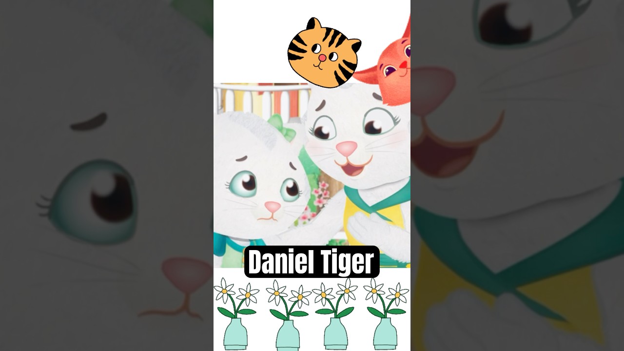 Daniel Tiger 🐯 Katrina Cat 🐈 #ytshorts