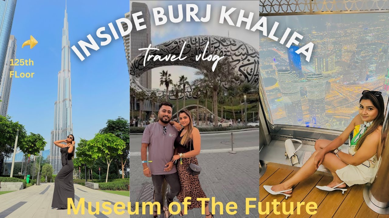 Inside the museum ,the year is now 2071 | inside Burj Khalifa | #uae ￼#bengali #travel #vlog 