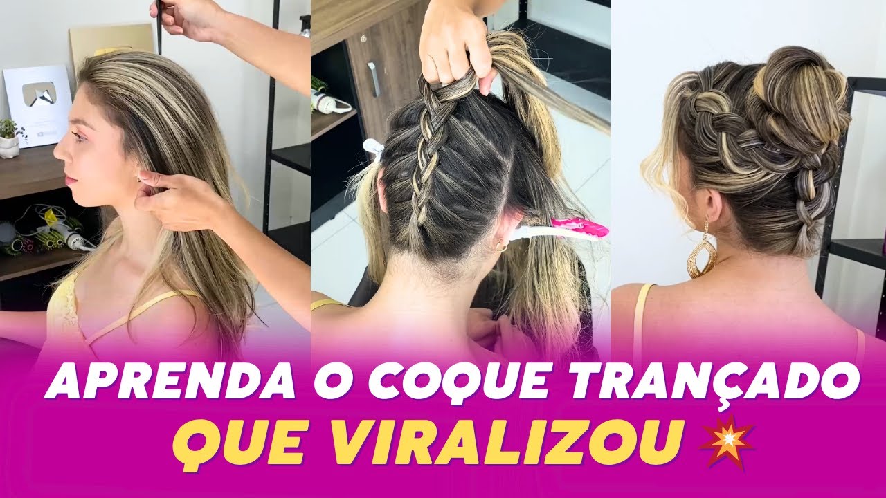 💖 Tran&ccedil;a + Coque = Perfei&ccedil;&atilde;o 😍 | Passo a passo F&aacute;cil e R&aacute;pido!